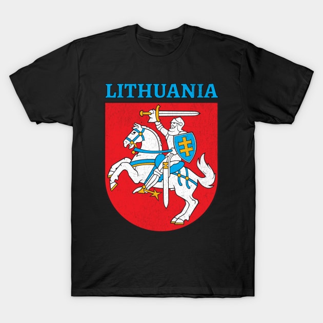 Lithuanian Coat of Arms T-Shirt by SunburstGeo